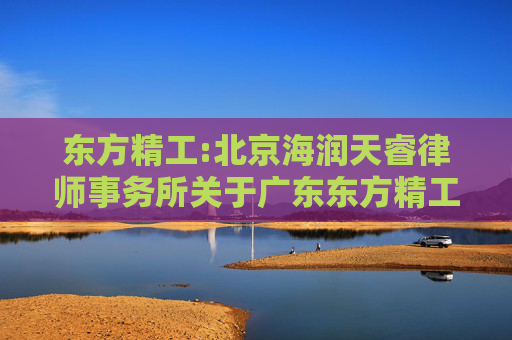 东方精工:北京海润天睿律师事务所关于广东东方精工科技股份有限公司2024年第四次临时股东大会之法律意见书