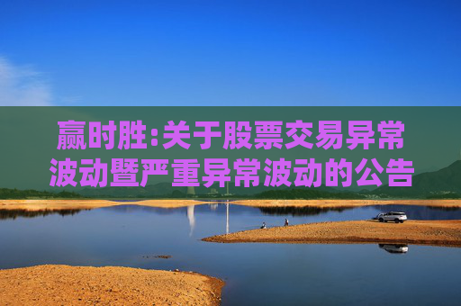 赢时胜:关于股票交易异常波动暨严重异常波动的公告