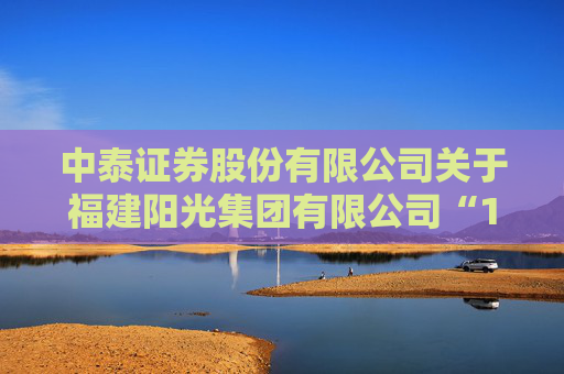 中泰证券股份有限公司关于福建阳光集团有限公司“19阳集01”“19阳集02”与“19阳集03”未能按期兑付本息的处置工作进展的临时受托管理事务报告
