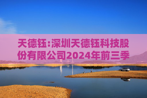 天德钰:深圳天德钰科技股份有限公司2024年前三季度业绩预告的自愿性披露公告