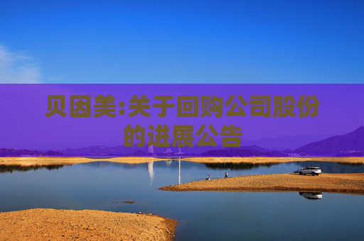 贝因美:关于回购公司股份的进展公告