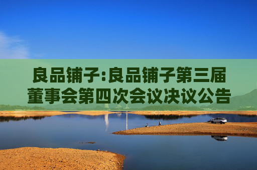 良品铺子:良品铺子第三届董事会第四次会议决议公告