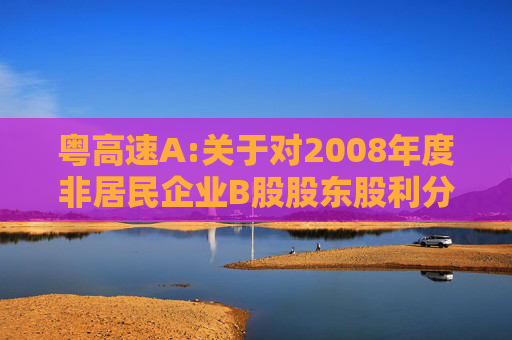 粤高速A:关于对2008年度非居民企业B股股东股利分派应补缴企业所得税的后续公告