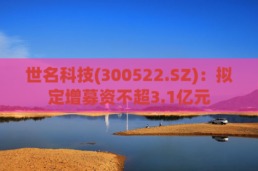 世名科技(300522.SZ)：拟定增募资不超3.1亿元