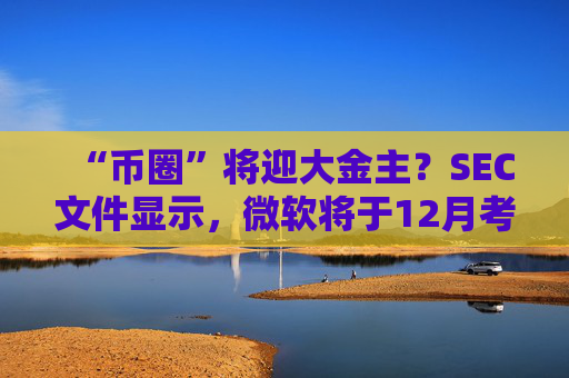 “币圈”将迎大金主？SEC文件显示，微软将于12月考虑是否投资比特币