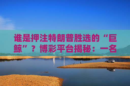 谁是押注特朗普胜选的“巨鲸”？博彩平台揭秘：一名法国交易员