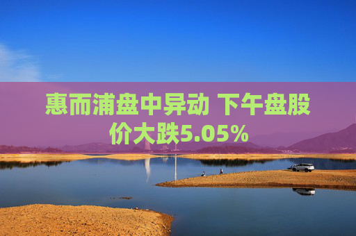 惠而浦盘中异动 下午盘股价大跌5.05%