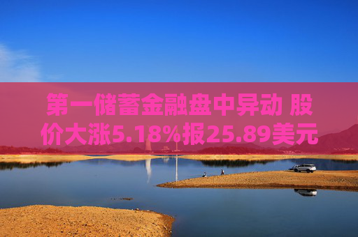 第一储蓄金融盘中异动 股价大涨5.18%报25.89美元