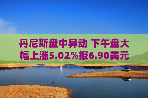 丹尼斯盘中异动 下午盘大幅上涨5.02%报6.90美元