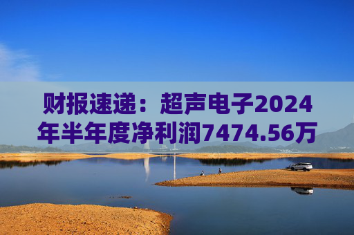 财报速递：超声电子2024年半年度净利润7474.56万元
