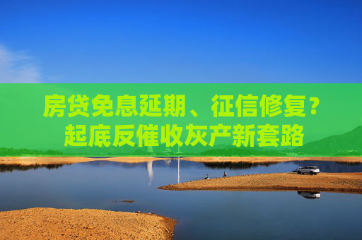 房贷免息延期、征信修复？ 起底反催收灰产新套路