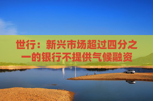 世行：新兴市场超过四分之一的银行不提供气候融资