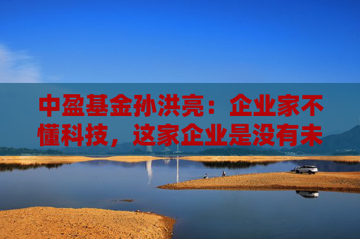 中盈基金孙洪亮：企业家不懂科技，这家企业是没有未来也没有质量的