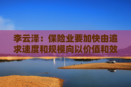 李云泽：保险业要加快由追求速度和规模向以价值和效益为中心转变