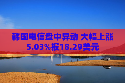 韩国电信盘中异动 大幅上涨5.03%报18.29美元