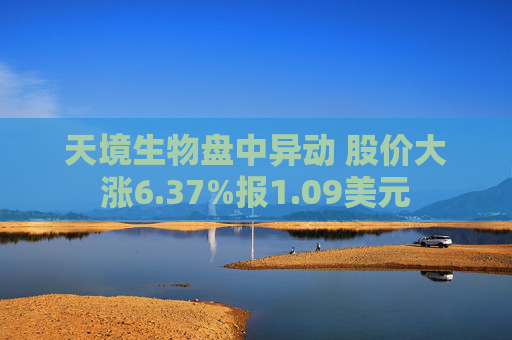 天境生物盘中异动 股价大涨6.37%报1.09美元