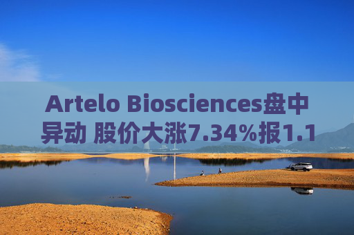 Artelo Biosciences盘中异动 股价大涨7.34%报1.16美元