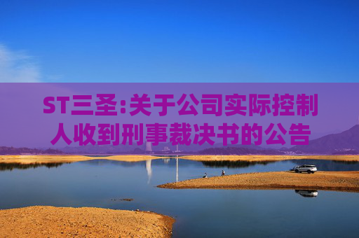 ST三圣:关于公司实际控制人收到刑事裁决书的公告