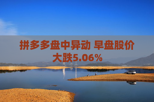 拼多多盘中异动 早盘股价大跌5.06%