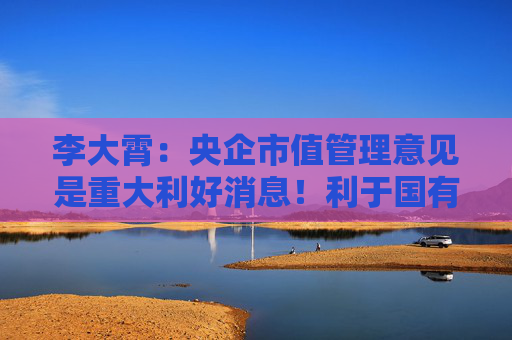 李大霄：央企市值管理意见是重大利好消息！利于国有资产保值增值