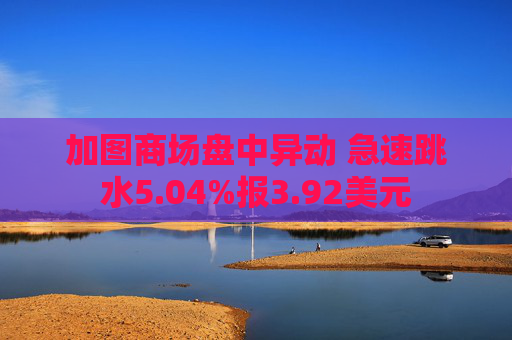 加图商场盘中异动 急速跳水5.04%报3.92美元