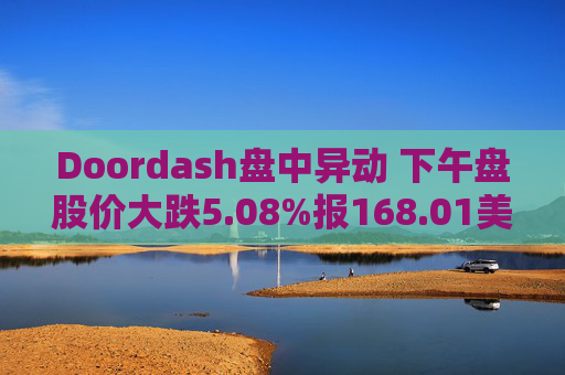 Doordash盘中异动 下午盘股价大跌5.08%报168.01美元