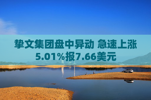 挚文集团盘中异动 急速上涨5.01%报7.66美元