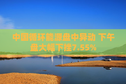 中国循环能源盘中异动 下午盘大幅下挫7.55%