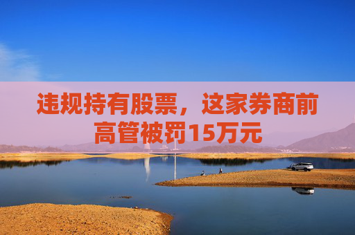 违规持有股票，这家券商前高管被罚15万元