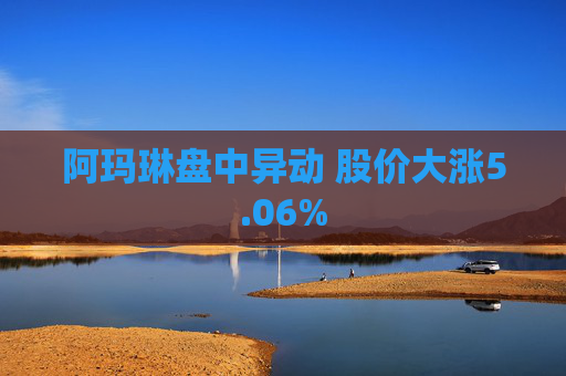 阿玛琳盘中异动 股价大涨5.06%