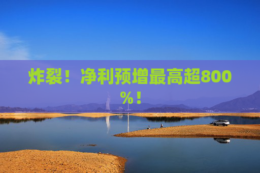 炸裂！净利预增最高超800%！