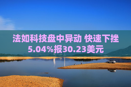 法如科技盘中异动 快速下挫5.04%报30.23美元