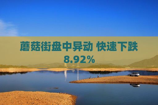 蘑菇街盘中异动 快速下跌8.92%