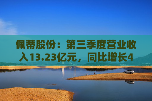 佩蒂股份：第三季度营业收入13.23亿元，同比增长44.34%