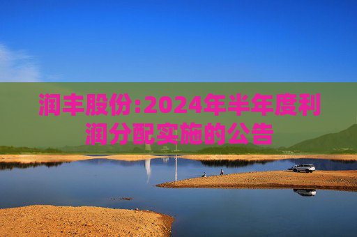 润丰股份:2024年半年度利润分配实施的公告