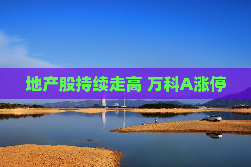 地产股持续走高 万科A涨停
