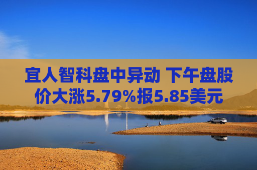 宜人智科盘中异动 下午盘股价大涨5.79%报5.85美元