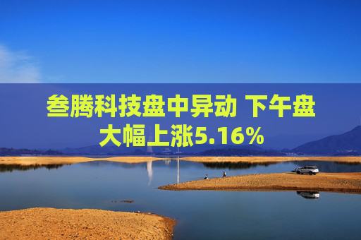 叁腾科技盘中异动 下午盘大幅上涨5.16%
