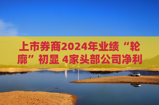 上市券商2024年业绩“轮廓”初显 4家头部公司净利润均超百亿元