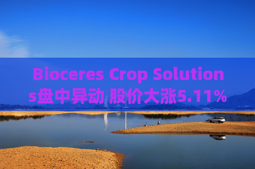 Bioceres Crop Solutions盘中异动 股价大涨5.11%