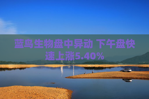 蓝鸟生物盘中异动 下午盘快速上涨5.40%