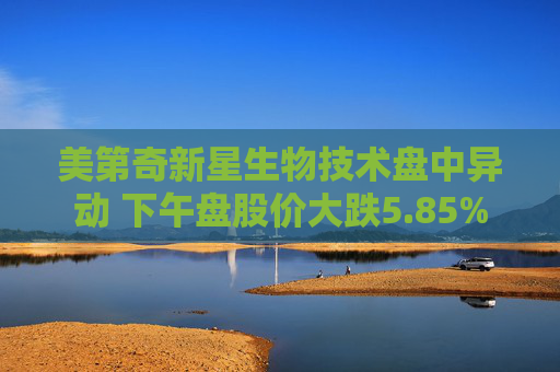 美第奇新星生物技术盘中异动 下午盘股价大跌5.85%