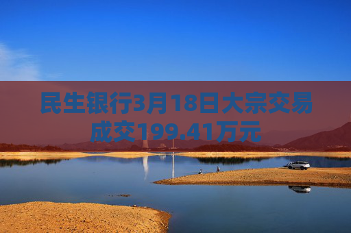 民生银行3月18日大宗交易成交199.41万元