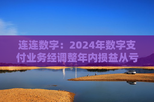 连连数字：2024年数字支付业务经调整年内损益从亏损4.03亿元改善至盈利7,870万元