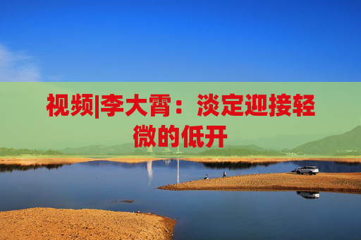视频|李大霄：淡定迎接轻微的低开