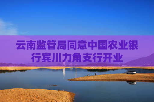 云南监管局同意中国农业银行宾川力角支行开业