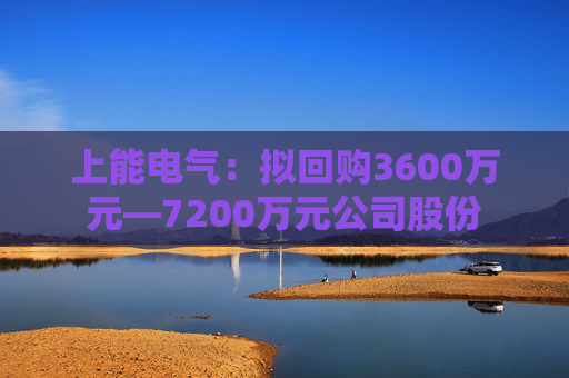 上能电气：拟回购3600万元—7200万元公司股份