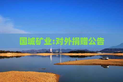 国城矿业:对外捐赠公告