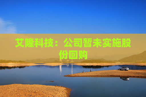 艾隆科技：公司暂未实施股份回购