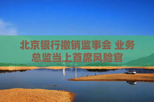 北京银行撤销监事会 业务总监当上首席风险官
